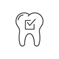 Icône soin prévention et contrôles - Cabinet dentaire Numéro 12, votre dentiste Natacha Alves à La Chaux-de-Fonds